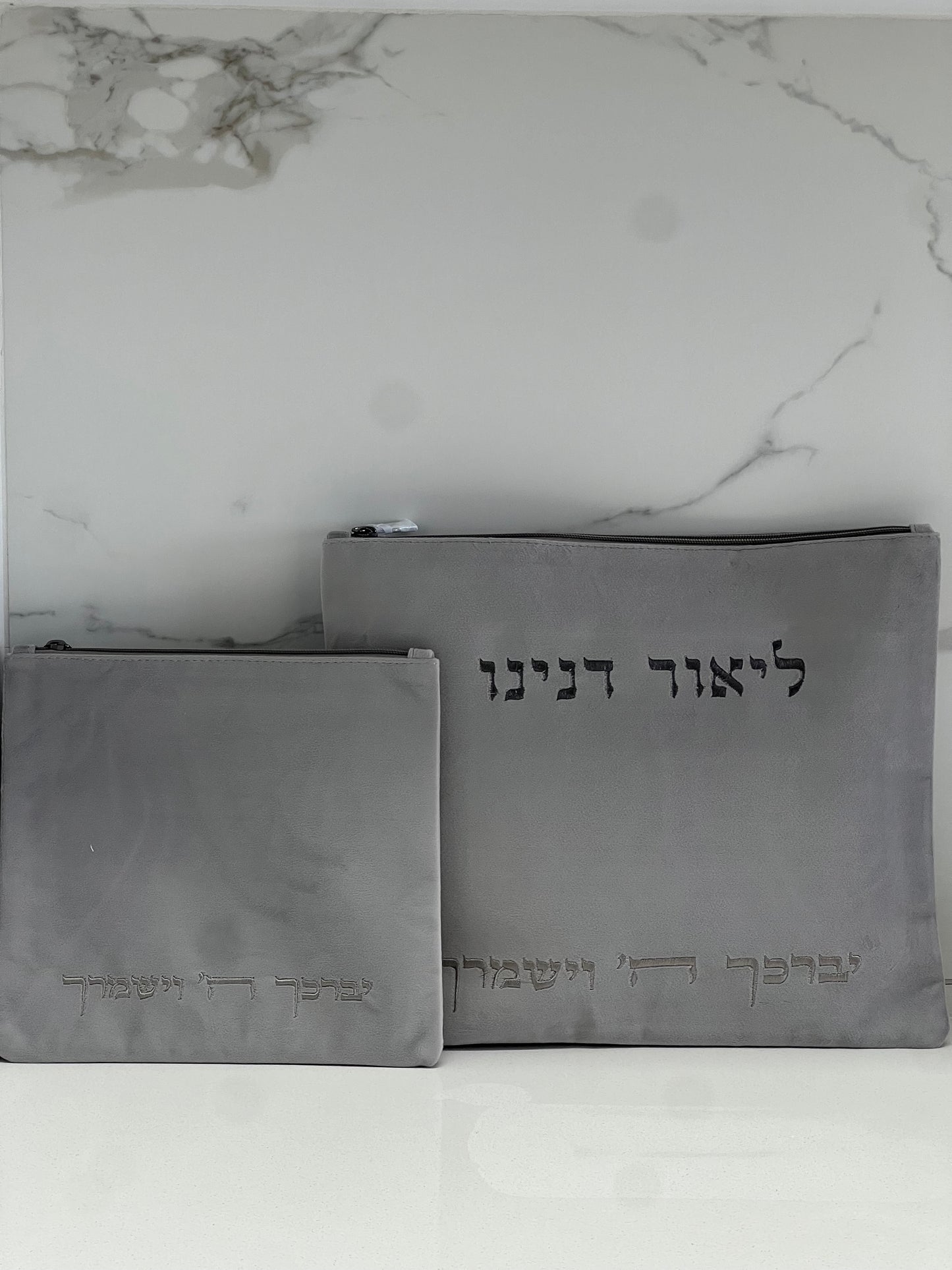 כיסוי טלית ותפילין קטיפה משי